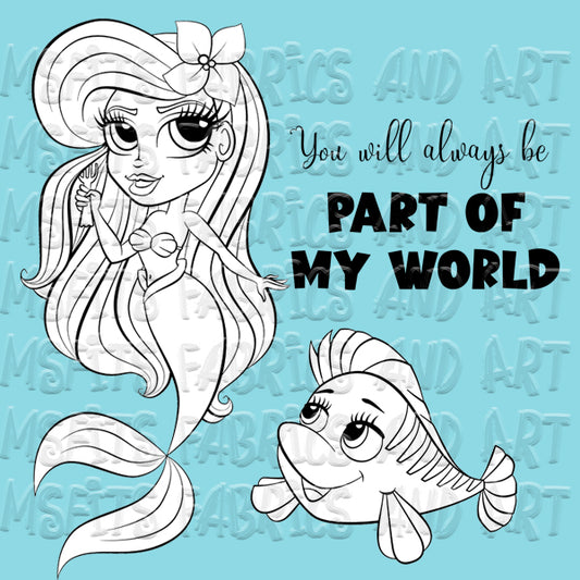 Ariel Digital Stamp