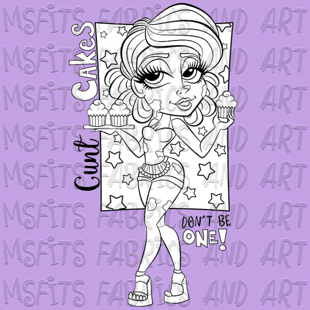 C&^% Cakes Digital Stamp