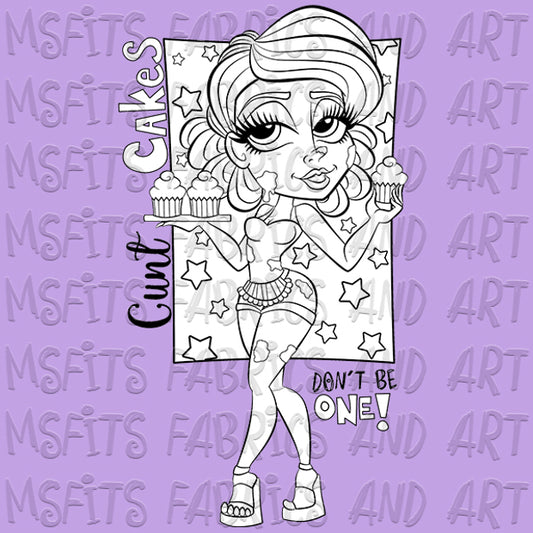 C&^% Cakes Digital Stamp