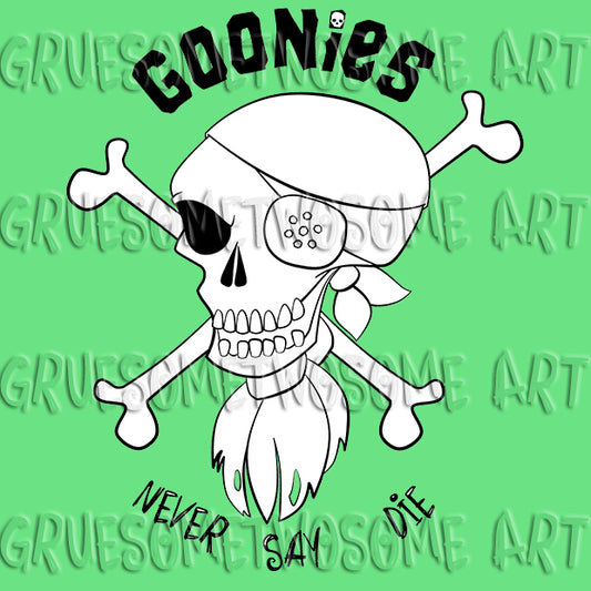 Goonies One Eyed Willie Digital Stamp