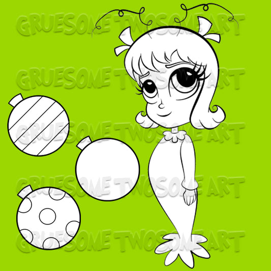 Cindy Lou Who Digi Stamp