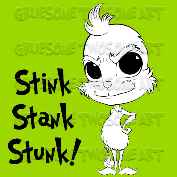 Stink! Stank! Stunk! Digi Stamp